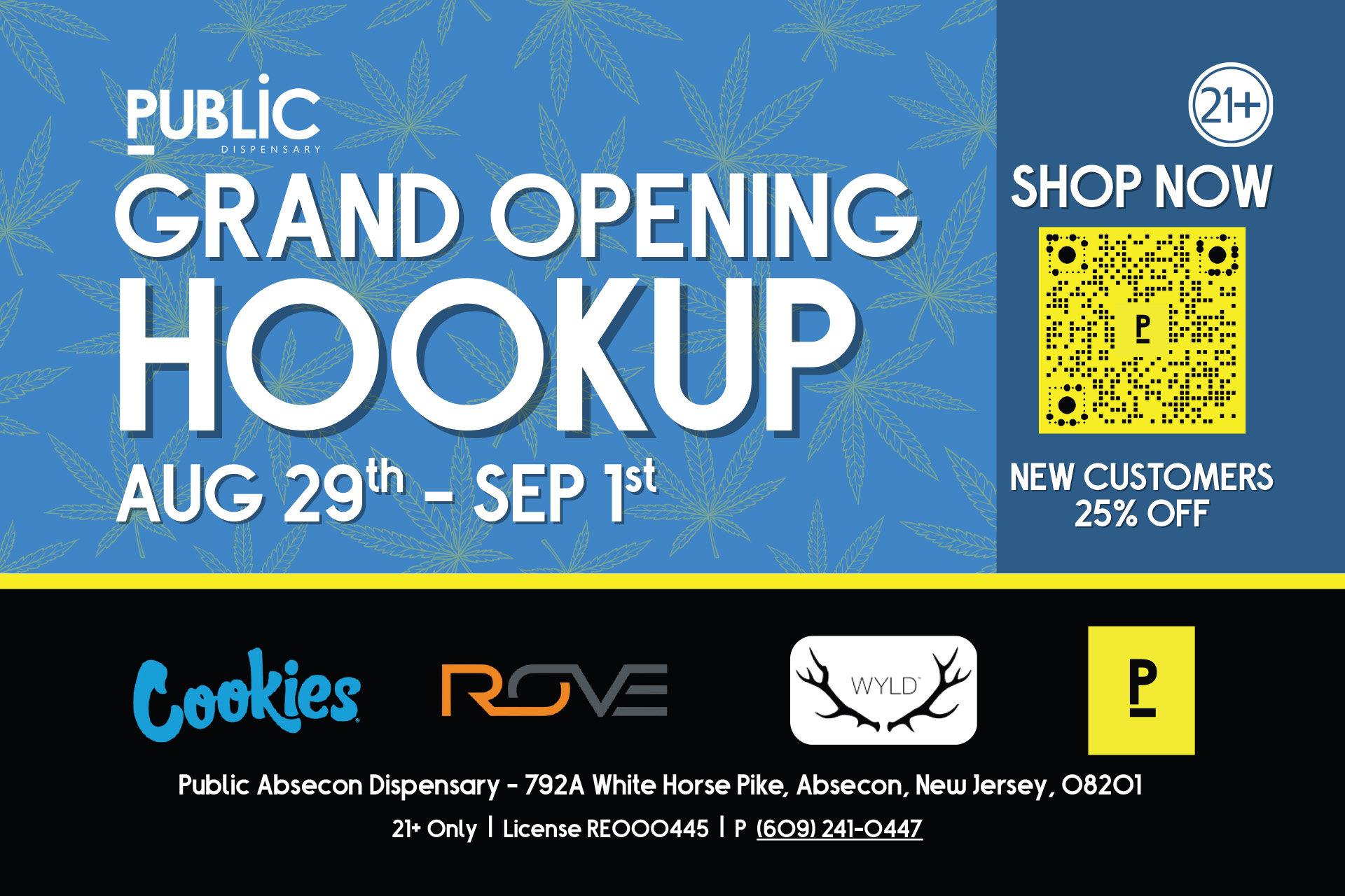 Public Cannabis Absecon Grand Opening Weekend